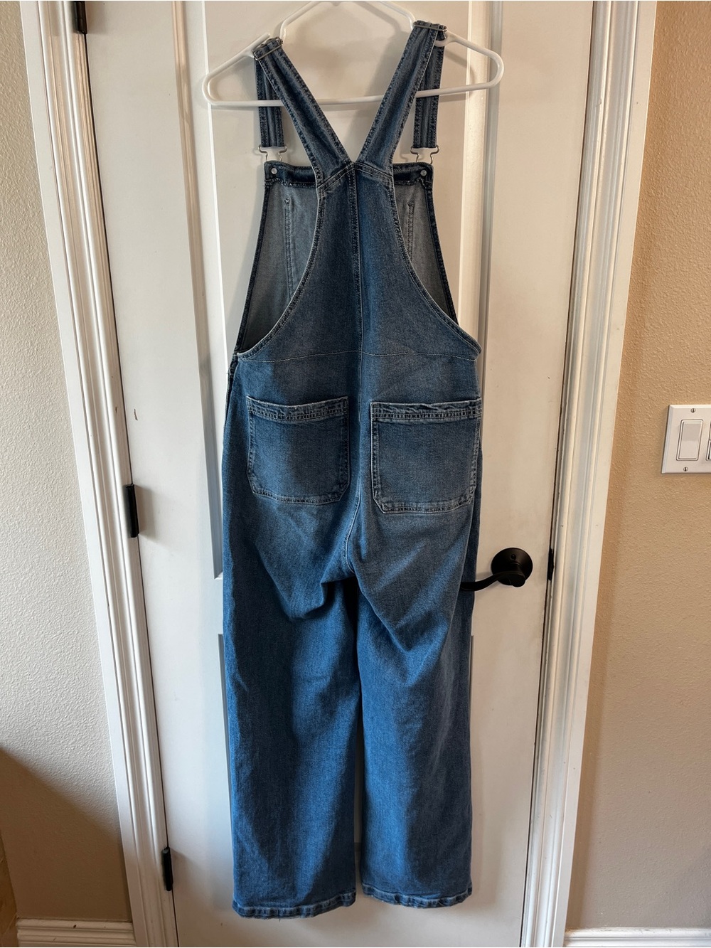 No Boundaries Blue Denim Overalls - Picture 3 of 4